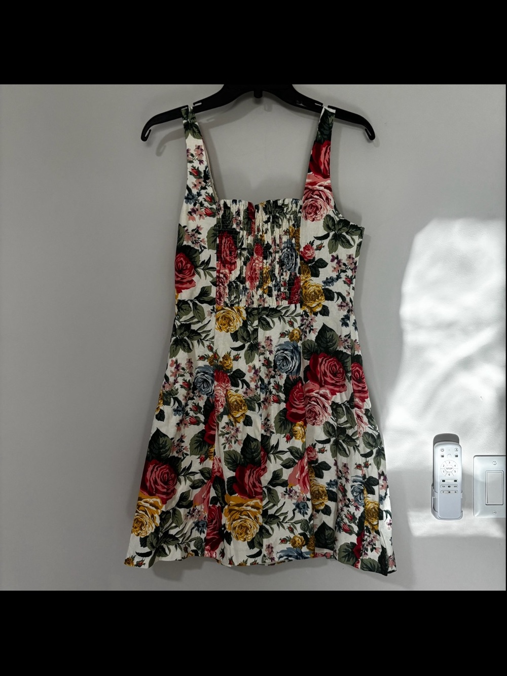 WAYF Rosemary Floral Linen Blend Minidress Size M - Picture 5 of 6